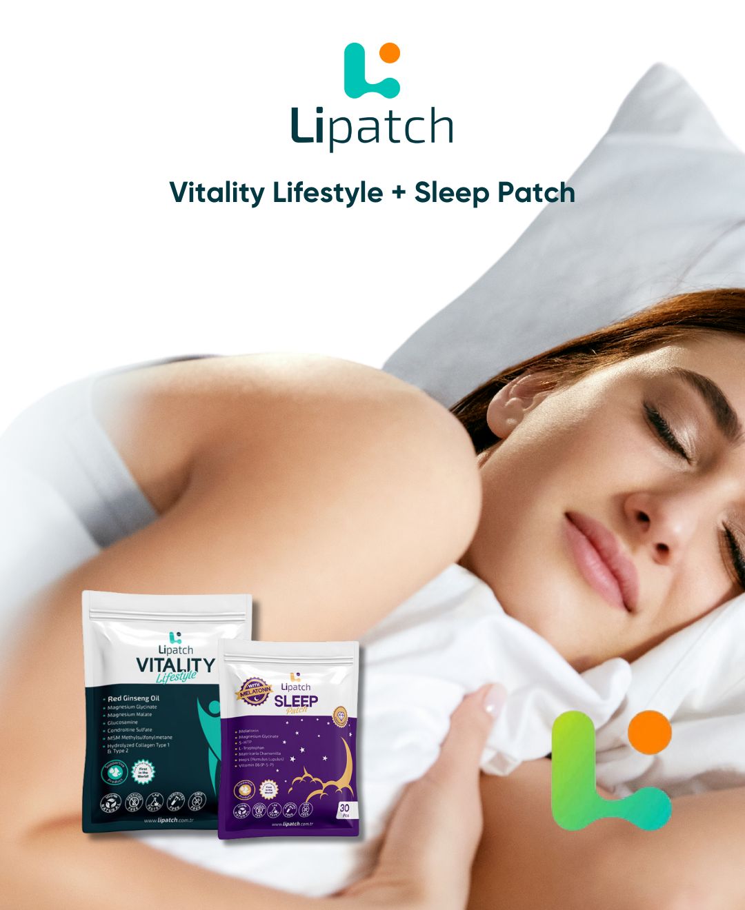Lipatch 2'li Ekonomik Paket Vitality Patch  ve Sleep Patch
